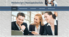 Desktop Screenshot of honlap.keszites.com